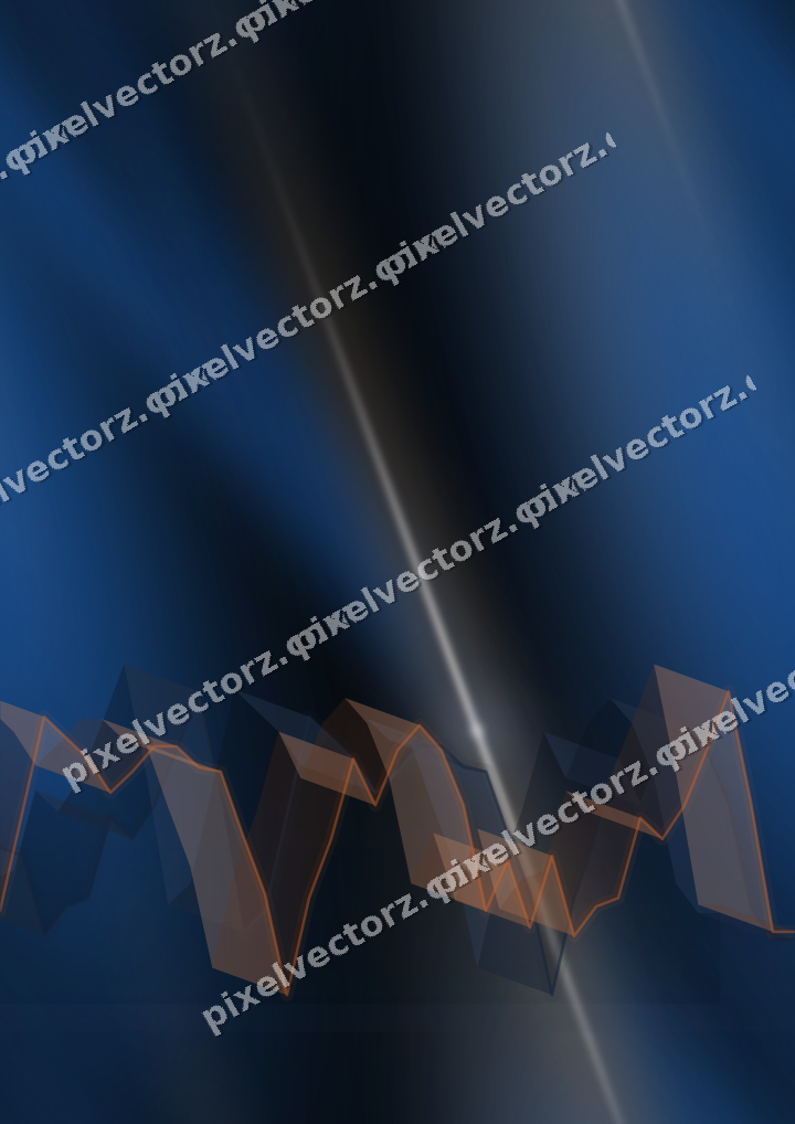 Nahtloser Neon Diagramm Hintergrund in Blau und Orange
