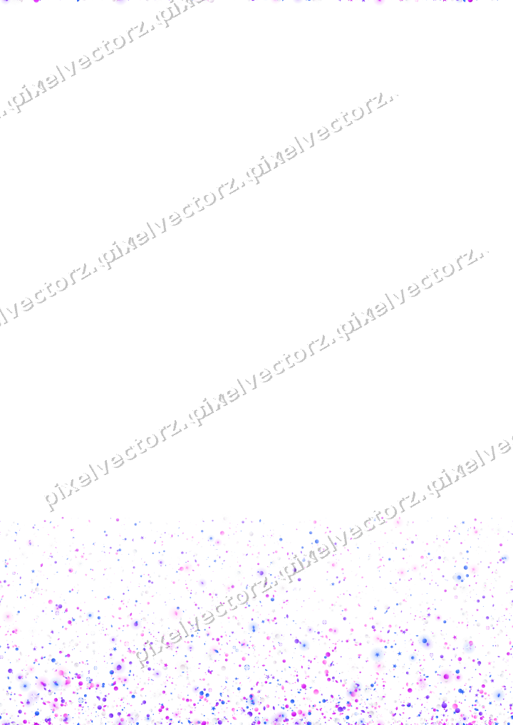 Nahtloser Glitzeraufstieg in Violett und Blau auf transparentem Grund
