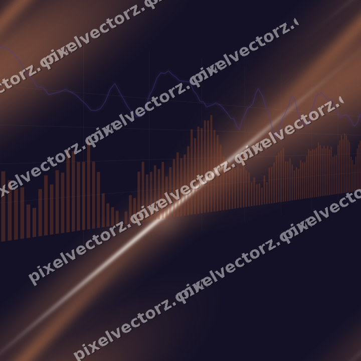 Nahtloser Neon Diagramm Hintergrund in Orange und Blau