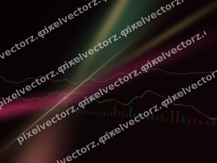 Leuchtender Neon Diagramm Hintergrund in Rosa und Grün