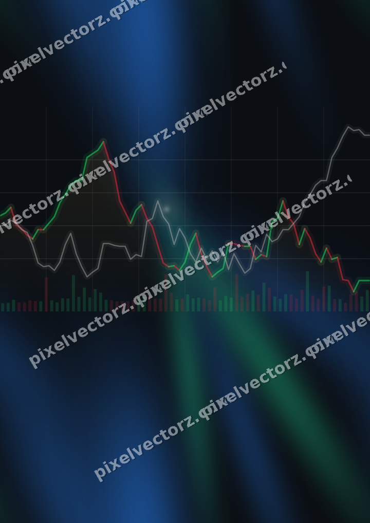 Nahtloser Neon Diagramm Hintergrund in Bernstein und Grün