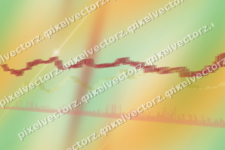 Nahtloser Pastell Diagramm Hintergrund in Rot und Orange