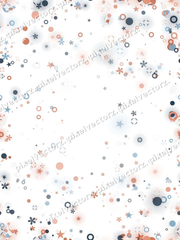 Nahtlose Glitzervignette in Orange und Türkis auf transparentem Grund