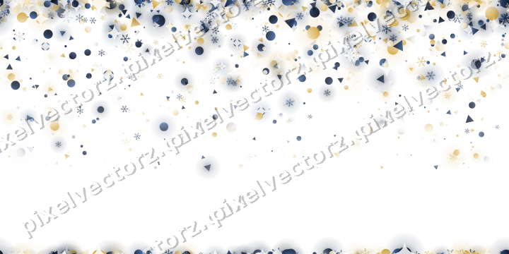 Nahtloser Glitzerregen in Dunkelblau auf transparentem Grund