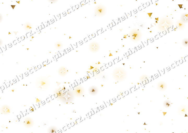 Nahtloses Glitzerband aus Dreiecken auf transparentem Grund