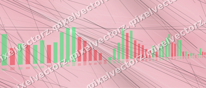 Nahtloser Pastell Diagramm Hintergrund in Rosa und Dunkellimette