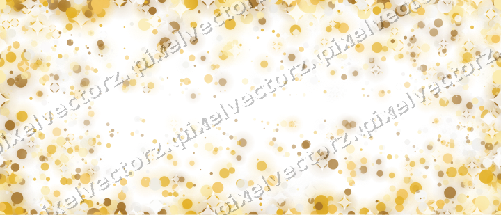Nahtlose Glitzervignette aus Punkten auf transparentem Grund