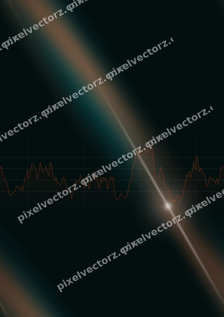 Nahtloser Neon Diagramm Hintergrund in Orange und Petrol