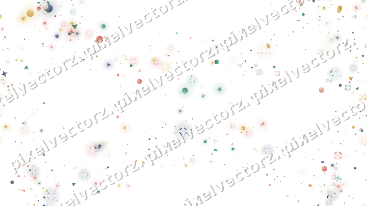 Nahtloser Glitzerkranz aus Sternen und Punkten auf transparentem Grund