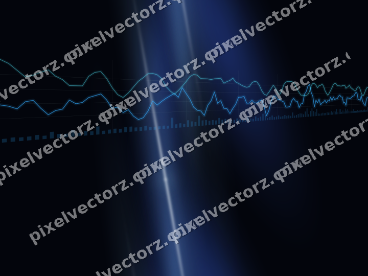 Nahtloser Neon Diagramm Hintergrund in Türkis und Blau
