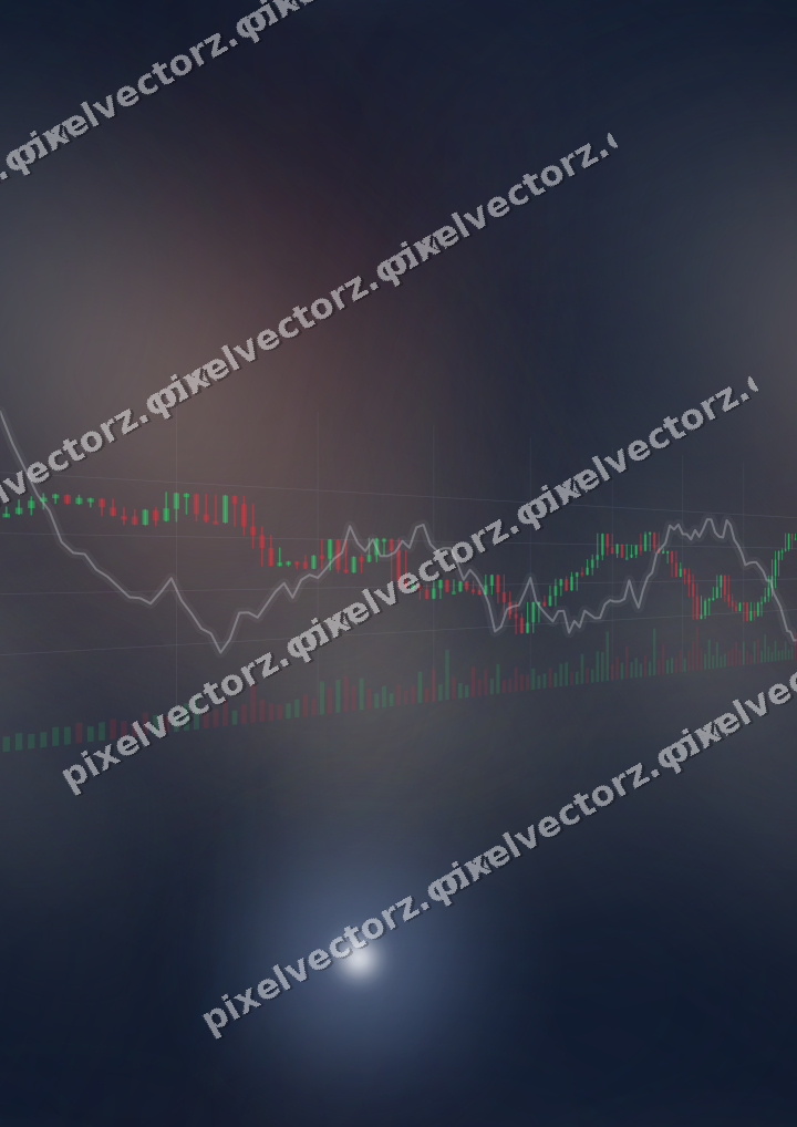 Nahtloser Neon Diagramm Hintergrund in Dunkelblau und Rot