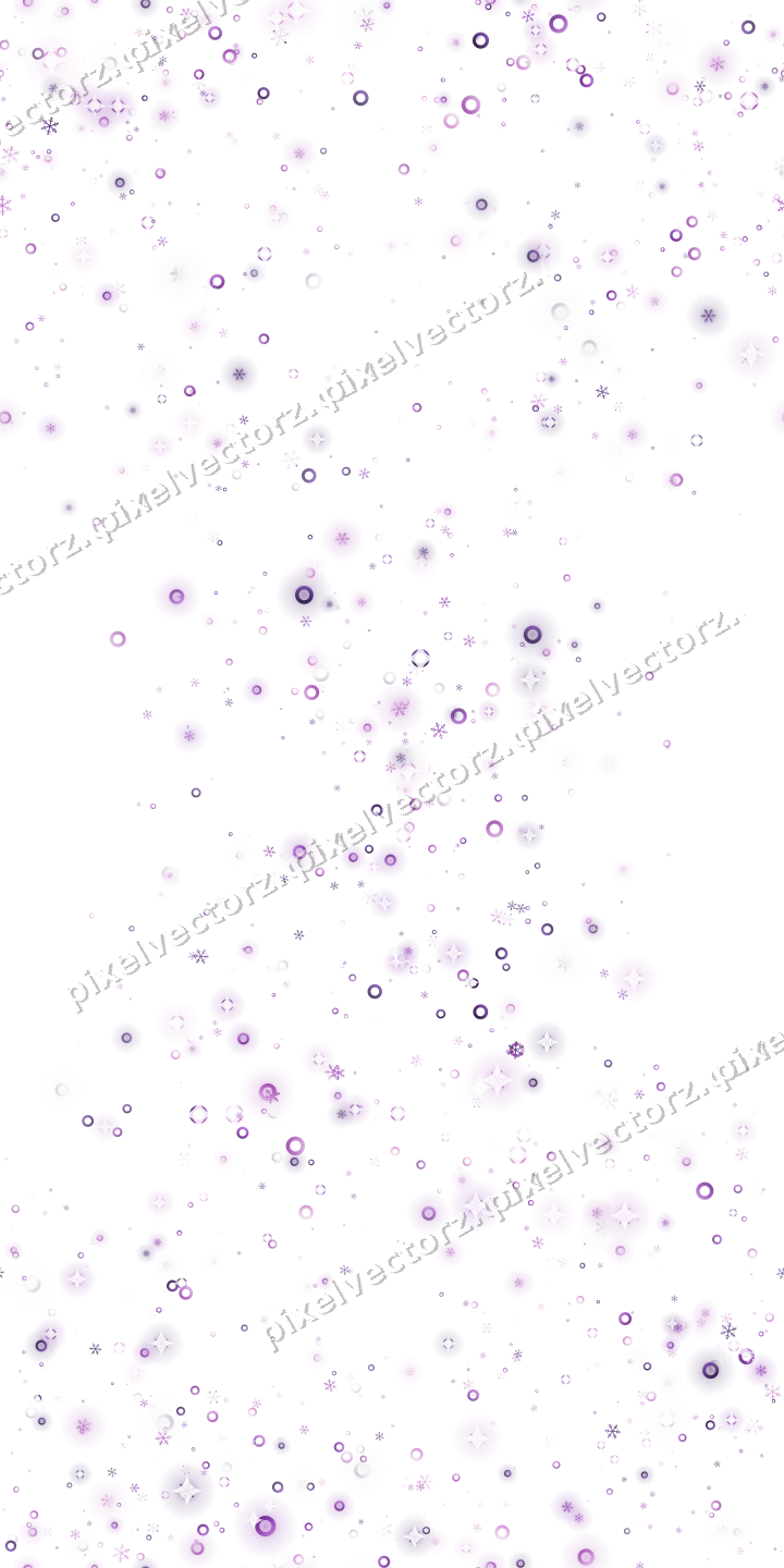 Nahtloser Glitzerkranz in Violett auf transparentem Grund