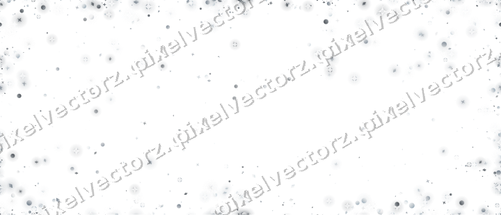 Nahtlose Glitzervignette in Blassblau auf transparentem Grund