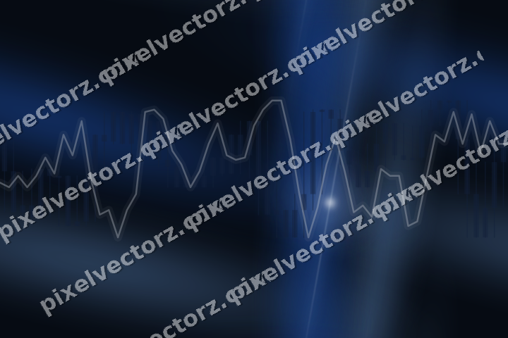 Nahtloser Neon Diagramm Hintergrund in Blau