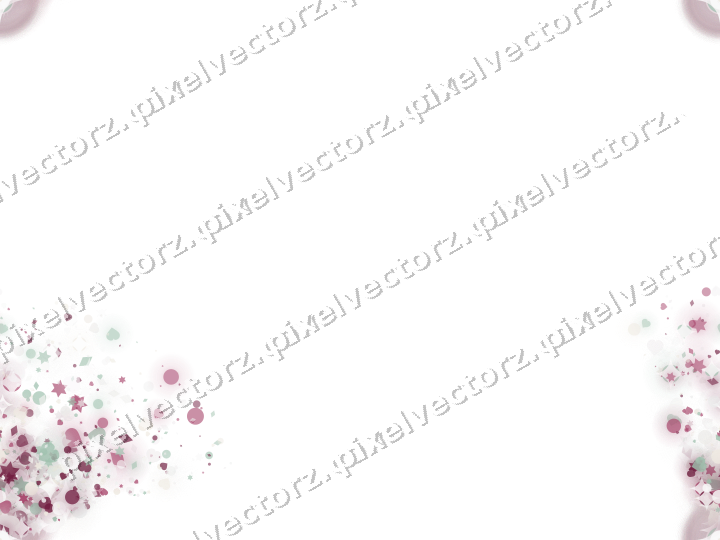 Nahtloser Glitzerfächer aus Sternen und Herzen auf transparentem Grund