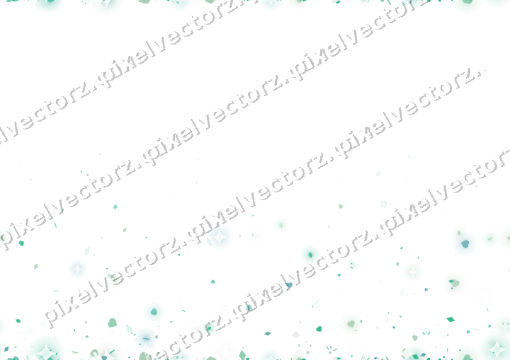 Nahtloser Glitzeraufstieg in Grün und Petrol auf transparentem Grund