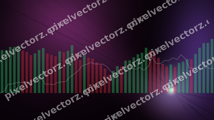 Leuchtender Neon Diagramm Hintergrund in Violett und Blau