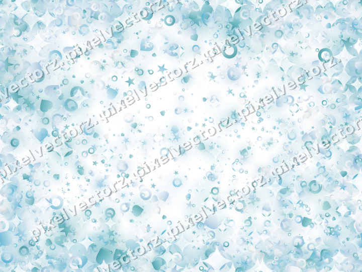 Nahtlose Glitzervignette in Türkis auf transparentem Grund