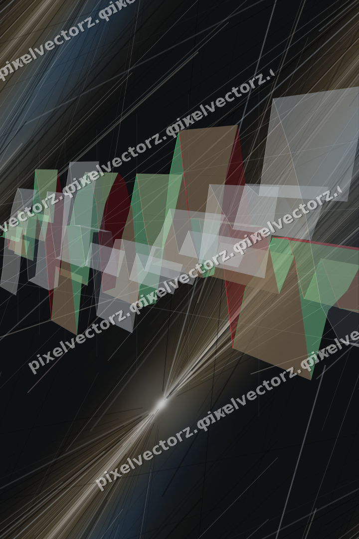 Nahtloser Neon Diagramm Hintergrund in Blau und Rot