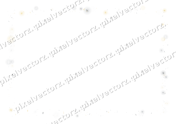 Nahtloser Glitzerrahmen aus Splittern auf transparentem Grund