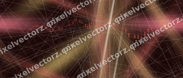 Nahtloser Neon Diagramm Hintergrund in Rot und Orange