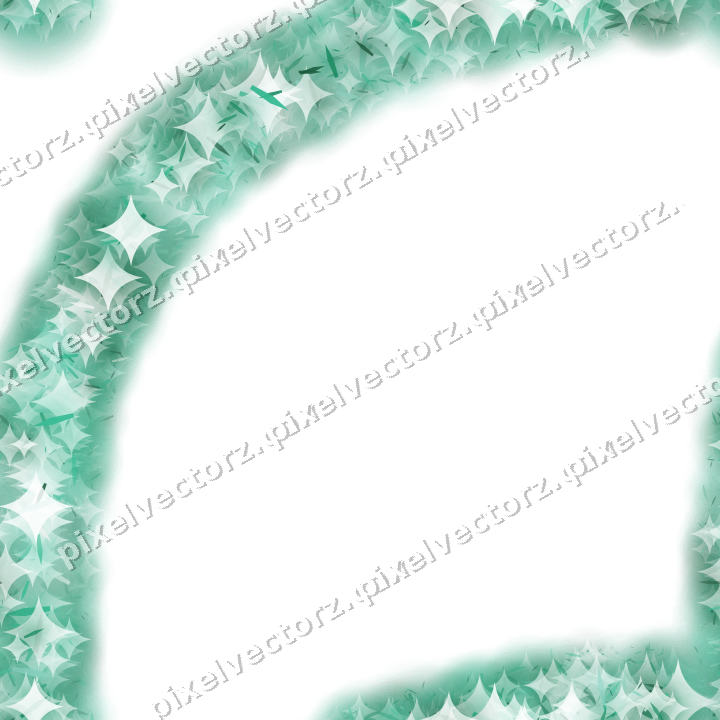 Nahtloser Glitzerbogen aus Splittern auf transparentem Grund