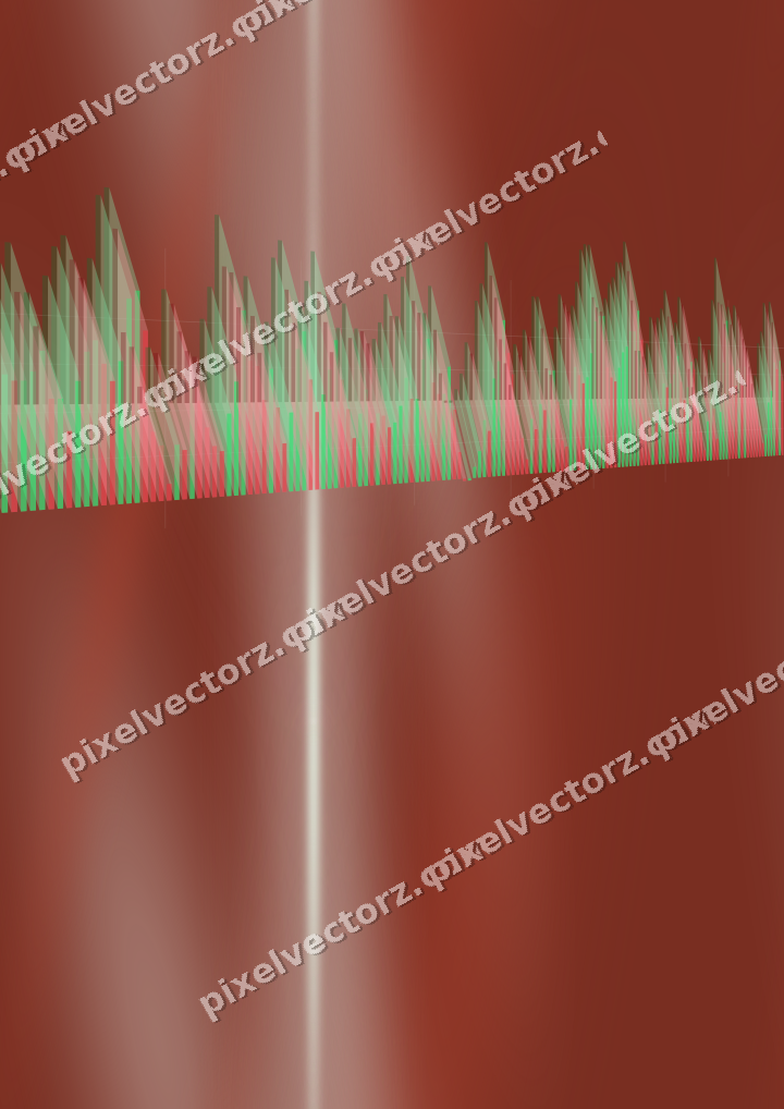 Nahtloser Neon Diagramm Hintergrund in Rot und Orange