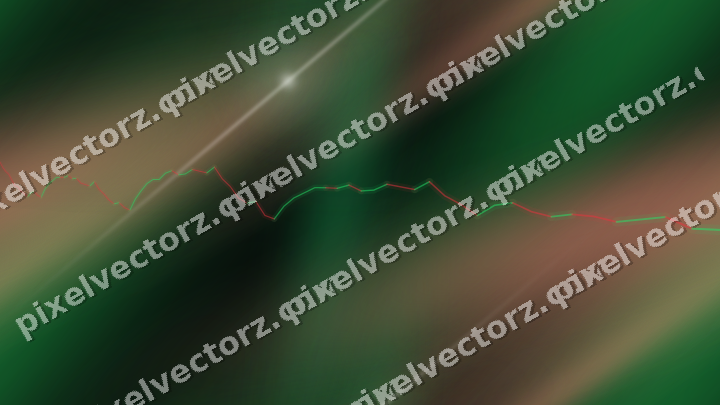 Nahtloser Neon Diagramm Hintergrund in Grün und Rot