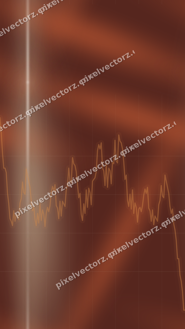 Nahtloser Neon Diagramm Hintergrund in Orange und Bernstein