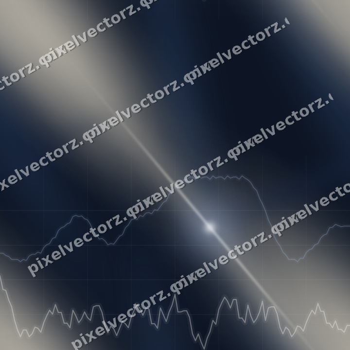 Nahtloser Neon Diagramm Hintergrund in Dunkelblau und Bernstein