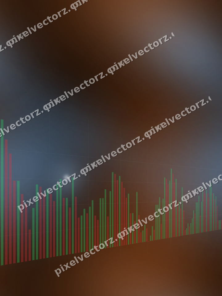 Nahtloser Neon Diagramm Hintergrund in Blau und Orange