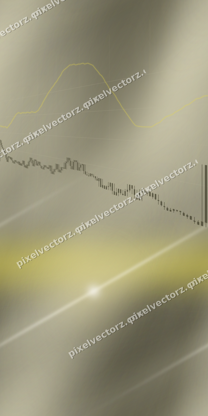 Nahtloser Neon Diagramm Hintergrund in Dunkelbernstein und Gelb