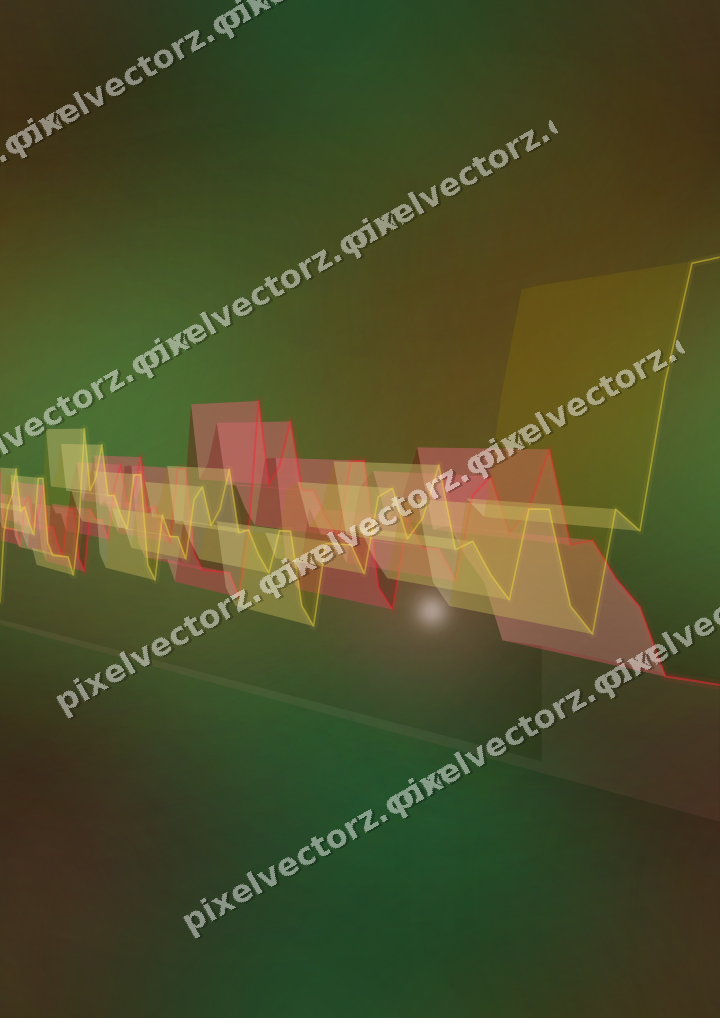 Nahtloser Neon Diagramm Hintergrund in Rot und Orange