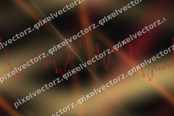 Nahtloser Neon Diagramm Hintergrund in Rot und Bernstein