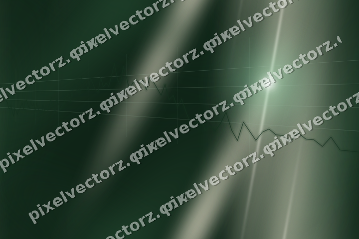 Nahtloser Neon Diagramm Hintergrund in Dunkelgrün und Bernstein