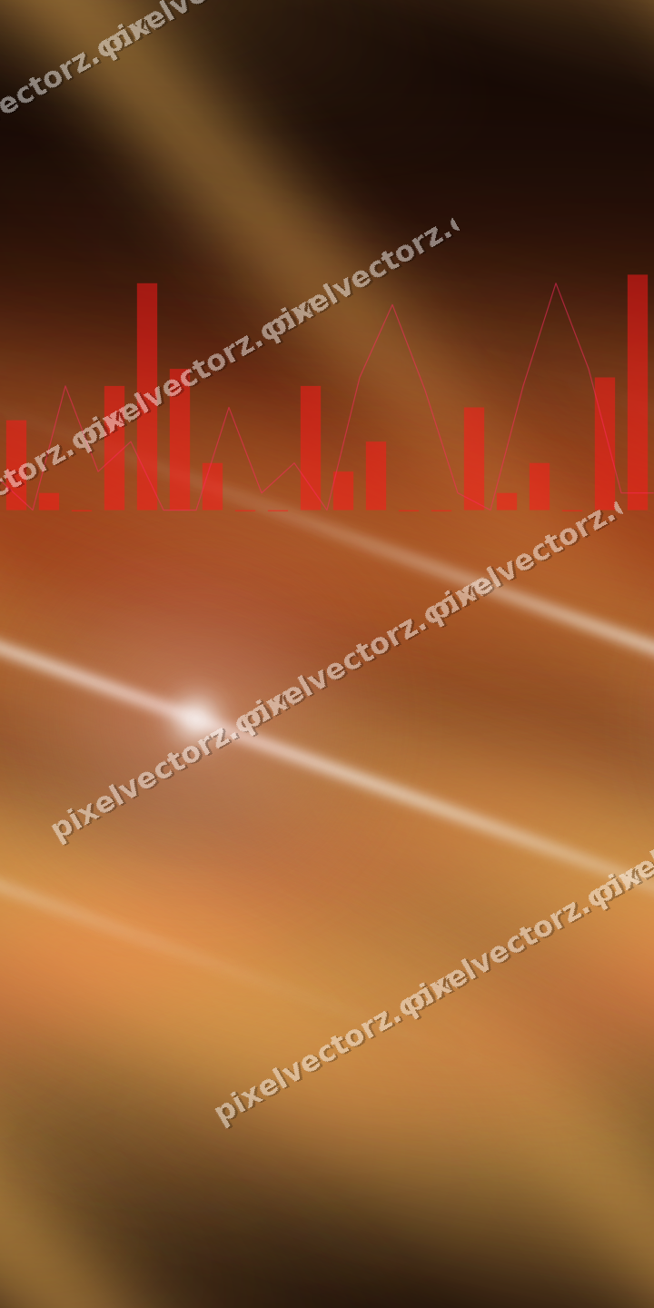 Nahtloser Neon Diagramm Hintergrund in Rot und Orange