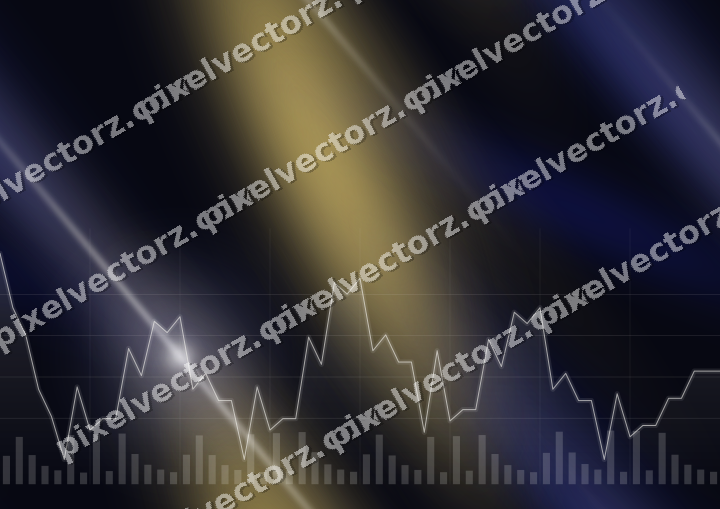 Nahtloser Neon Diagramm Hintergrund in Blau und Bernstein