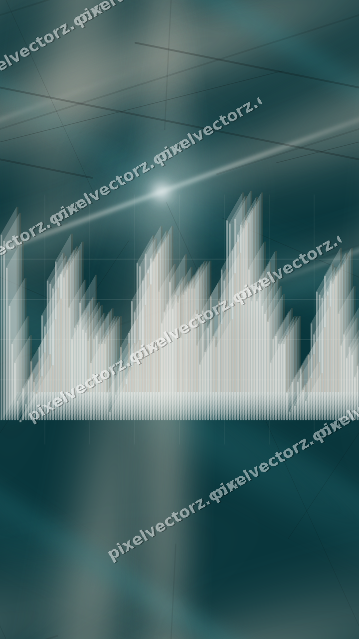 Nahtloser Neon Diagramm Hintergrund in Dunkelpetrol und Orange