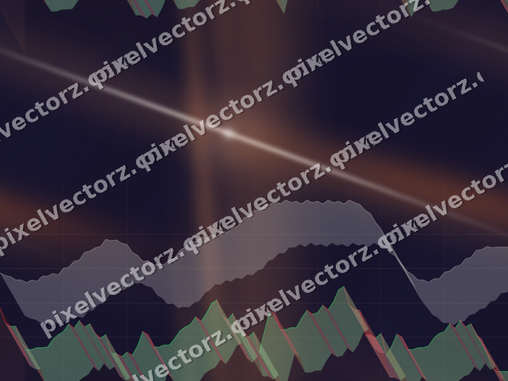 Nahtloser Neon Diagramm Hintergrund in Orange und Blau