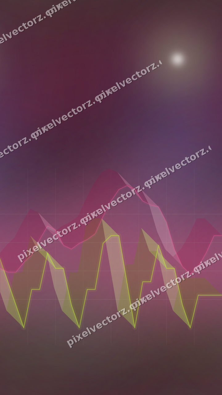 Nahtloser Neon Diagramm Hintergrund in Limette und Bernstein
