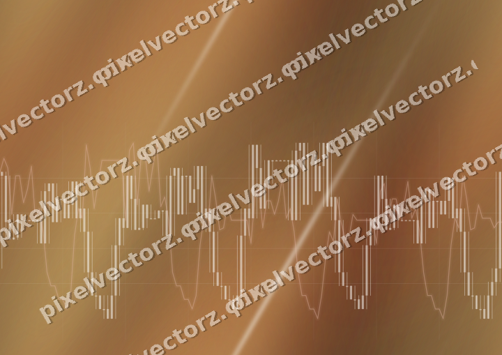 Nahtloser Neon Diagramm Hintergrund in Orange und Bernstein