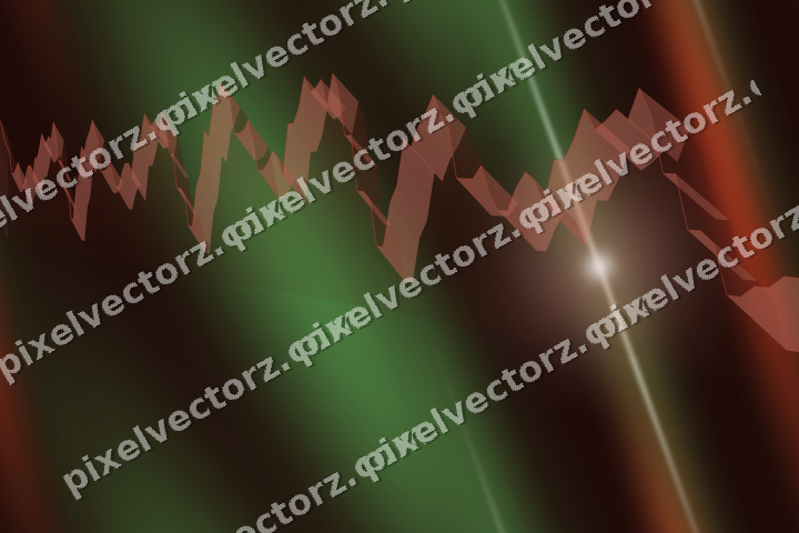 Nahtloser Neon Diagramm Hintergrund in Rot und Orange