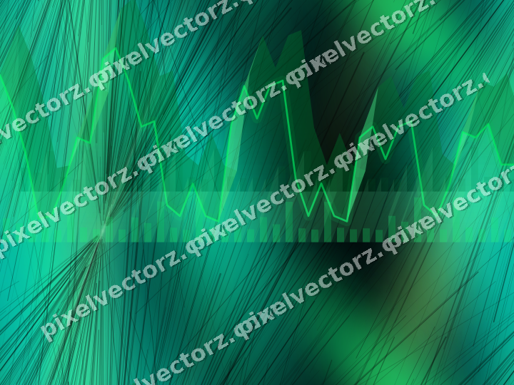 Nahtloser Neon Diagramm Hintergrund in Grün und Limette
