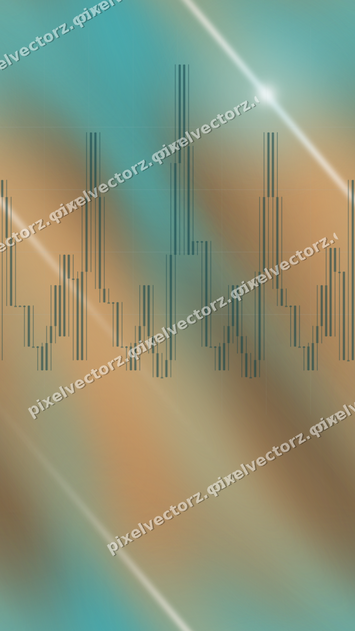 Nahtloser Neon Diagramm Hintergrund in Petrol und Orange