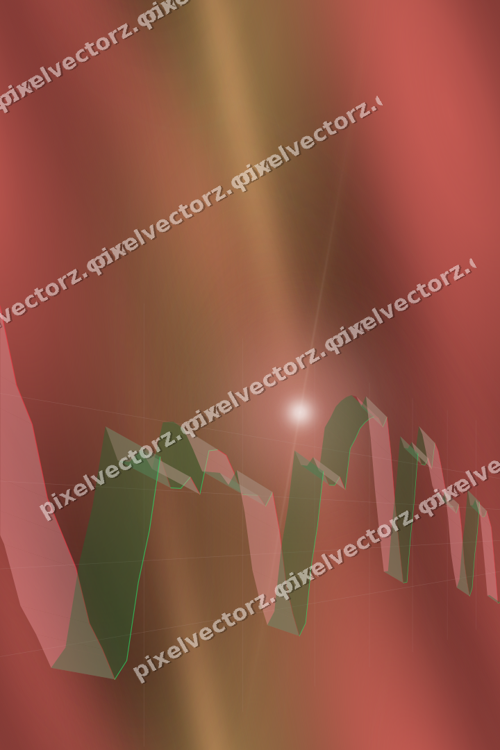 Nahtloser Neon Diagramm Hintergrund in Rot und Orange