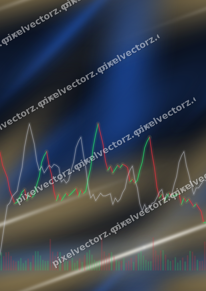Nahtloser Neon Diagramm Hintergrund in Blau und Bernstein
