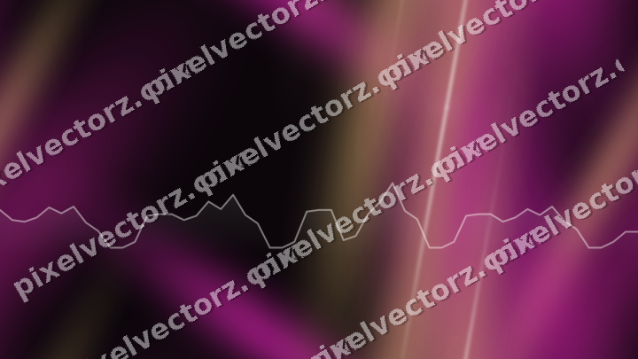 Nahtloser Neon Diagramm Hintergrund in Magenta und Bernstein