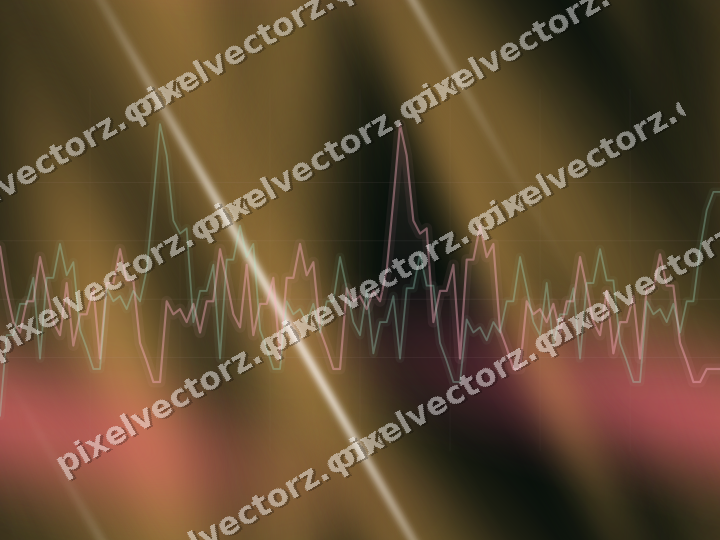 Nahtloser Neon Diagramm Hintergrund in Rosa und Bernstein