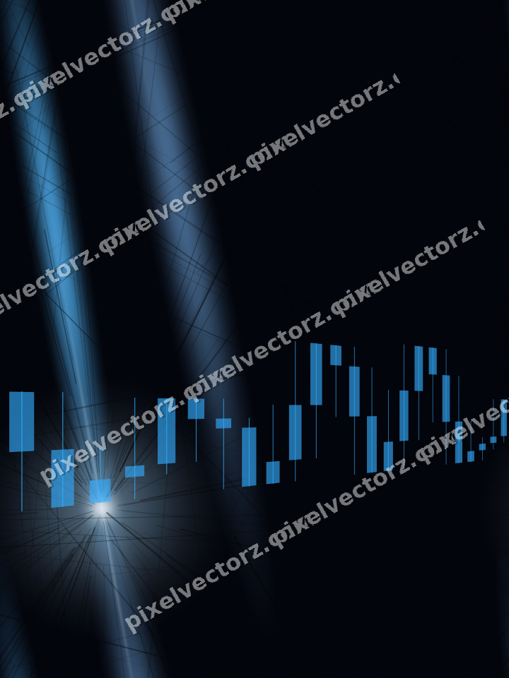 Nahtloser Neon Diagramm Hintergrund in Türkis und Blau