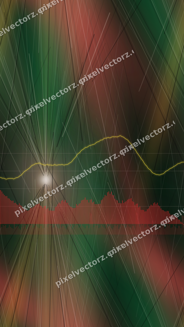 Nahtloser Neon Diagramm Hintergrund in Rot und Orange